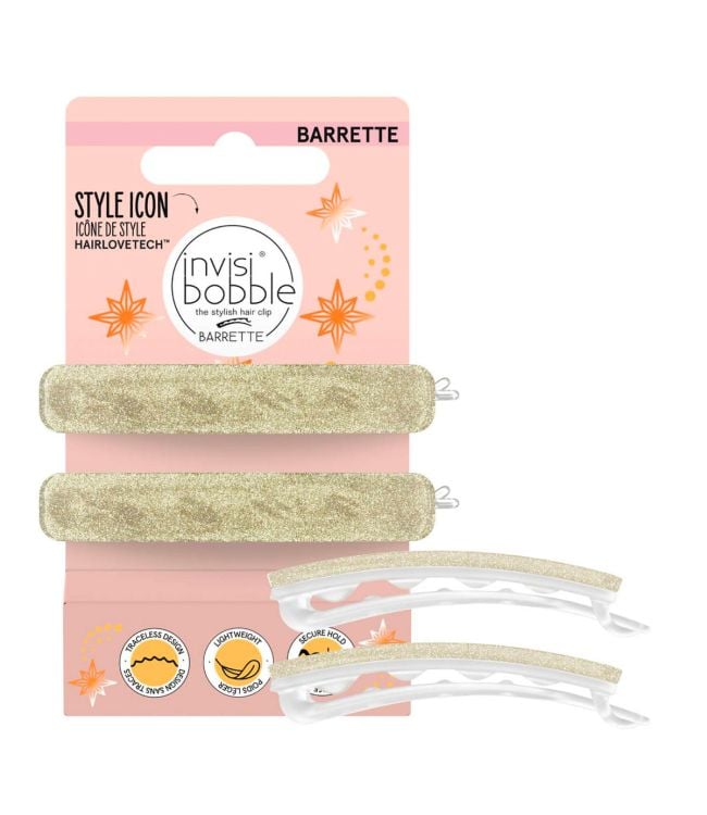 Barrette Invisibobble Time to Shine Glitterally 2 pezzi.