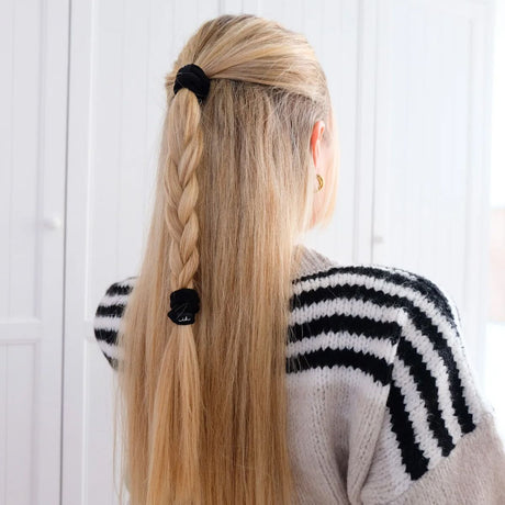 Elastici per capelli Invisibobble neri 5 pezzi.