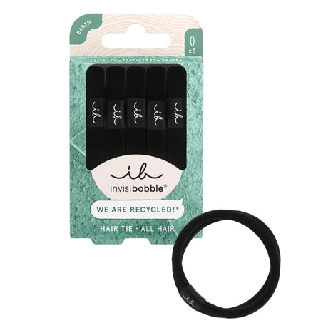 Elastici per capelli Invisibobble neri 5 pezzi.