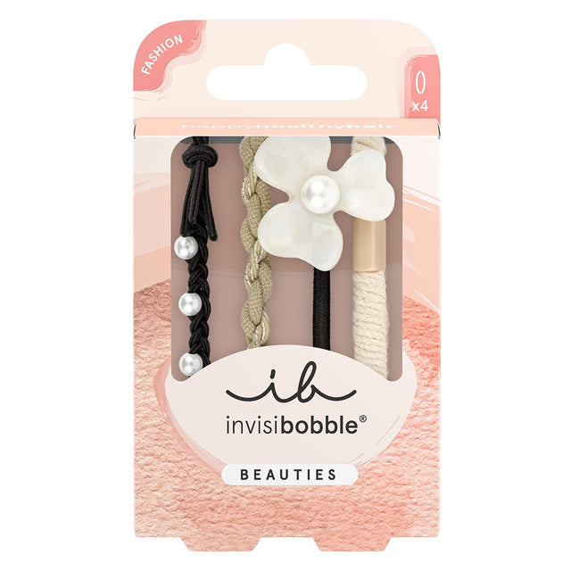 Invisibobble bellezze fiore perla 4 pezzi.