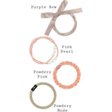 Invisibobble bellezze in polvere perla 4 pezzi.