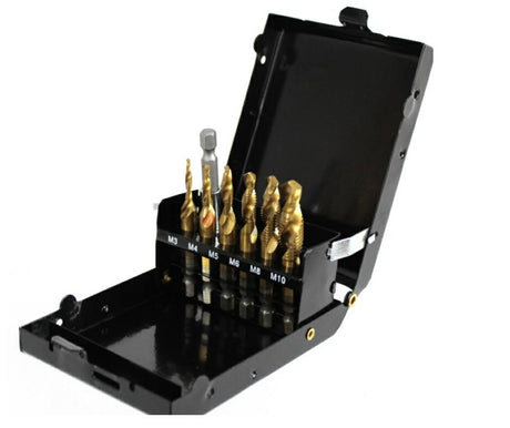 Silver draadboormachines ingesteld m3-m10 7el.