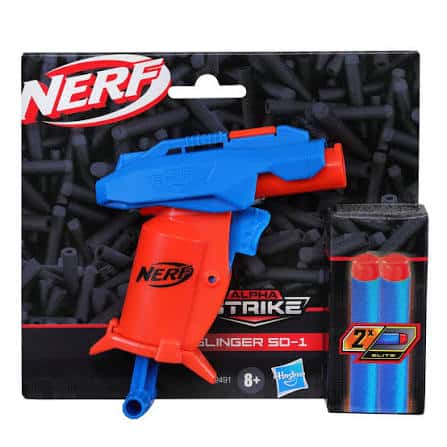 Hasbro nerf alpha strike fionda | 6 pezzi