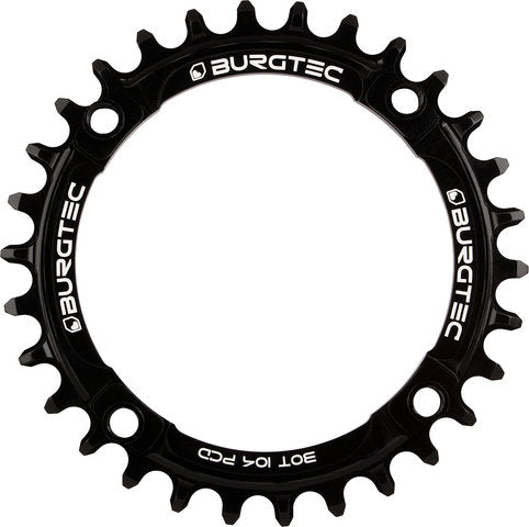 Corona sottile Burgtec da 104 mm BCD per Shimano