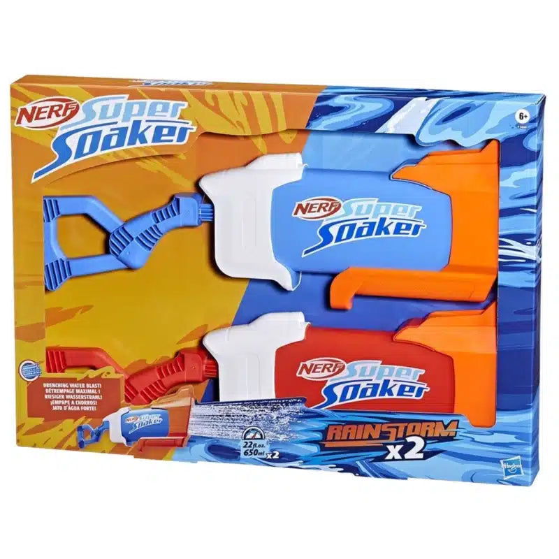 Hasbro Nerf Super Soaker Rainstorm, confezione da 2