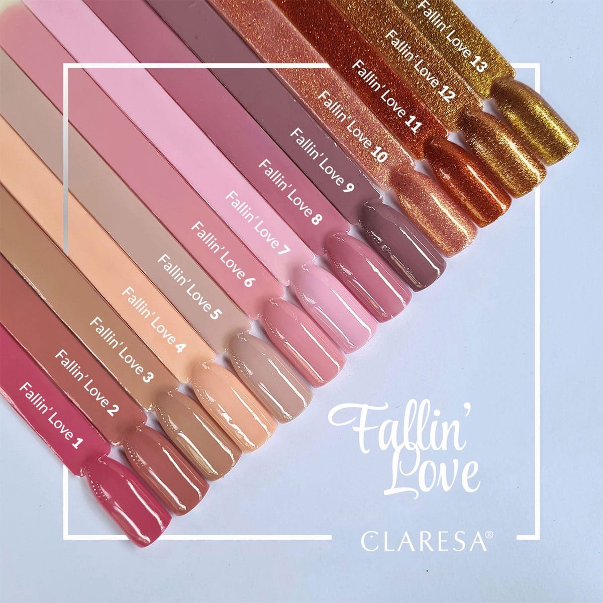 Smalto gel UV LED Claresa 5 ml Fallin' Love 3