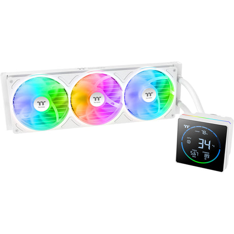Thermaltake TH360-S V3 ARGB Sync AIO Dispositivo di raffreddamento a liquido - Snow Edition Raffreddamento ad acqua (Bianco)