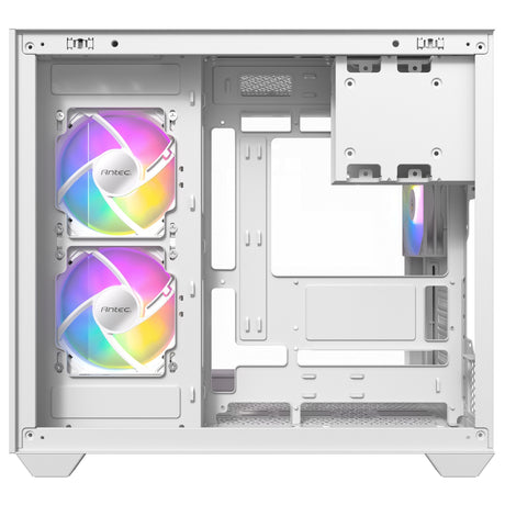 Custodia midi tower Antec cx800 argb (bianco | 2x usb-a | vetro temperato)