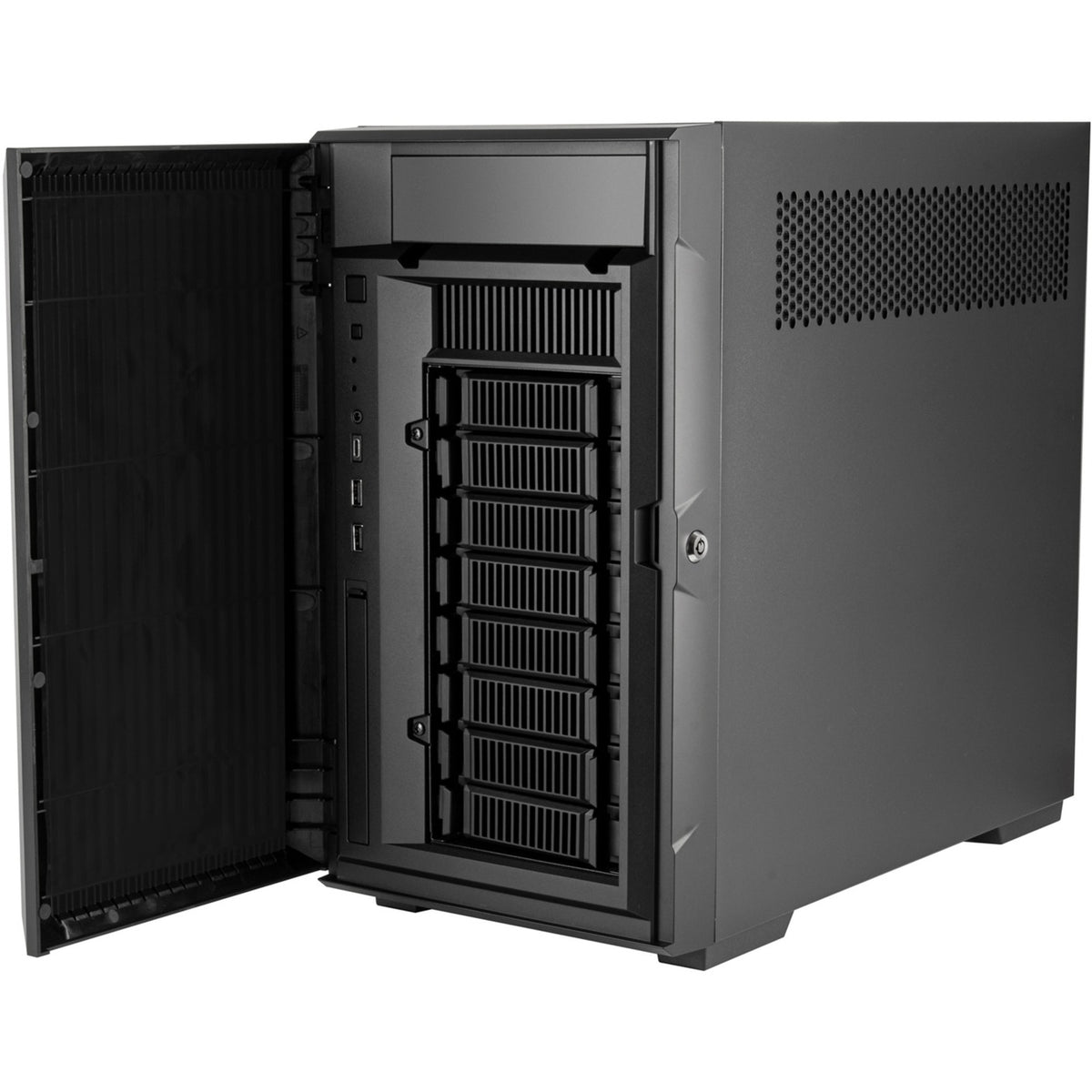 Custodia minitorre Silverstone CS382 (nera | 2x USB-A | 1x USB-C)