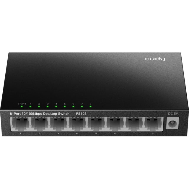 Switch desktop Cudy 8 porte 10 100 Mbps (nero)