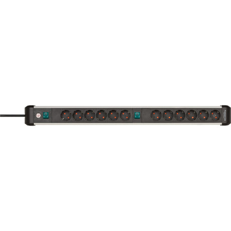Presa Brennerstuhl premium-alu-line 12 vie 3 m h05vv-f 3g1,5 2x prese commutabili a 6 vie