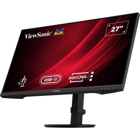 Monitor docking Viewsonic VG2709u-2k con doppi altoparlanti e daisy chain 27 (nero (opaco), 1x HDMI, 1x porta display, 1x uscita porta display, USB-C, USB-A, 100 Hz)