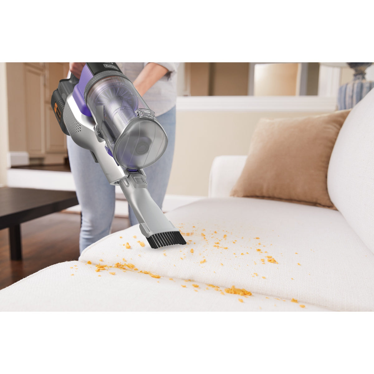 Black+decker 36v 4-in-1 Power Series Extreme Aspirapolvere per animali (viola)