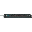 Presa multipla Brennerstuhl premium-line con USB 6 vie nero 3m h05vv-f 3g1.5