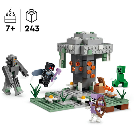 Lego minecraft 21586 il giardino pallido