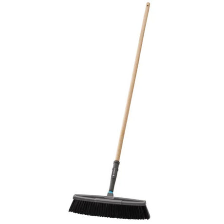 Gardena pureline scopa stradale fsc 100% (colore legno nero, 17311-20)