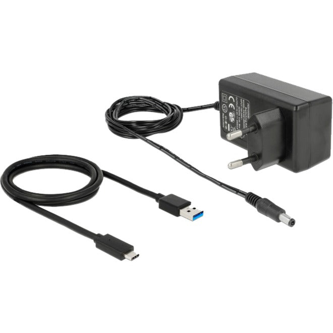Delock hub esterno USB 3.2 gen 2 a 4 porte Hub USB da 10 Gbps (nero)