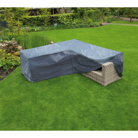 Copertura per mobili da giardino Nature per set da salotto Copertura a forma di L (grigio, 6031612)