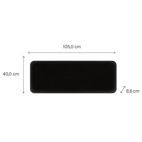 Pannello riscaldatore wifi Mill Steel pa1300wifi4 nero, termoconvettore da 1300 watt (nero, wifi 2.4 ghz (wifi 6), bluetooth 5.2, zigbee 3.0 + app)