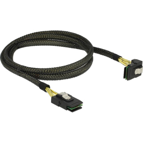 Delock mini sas sff-8087 > mini sas sff-8087 angolato, cavo da 1 m (nero, 83642)