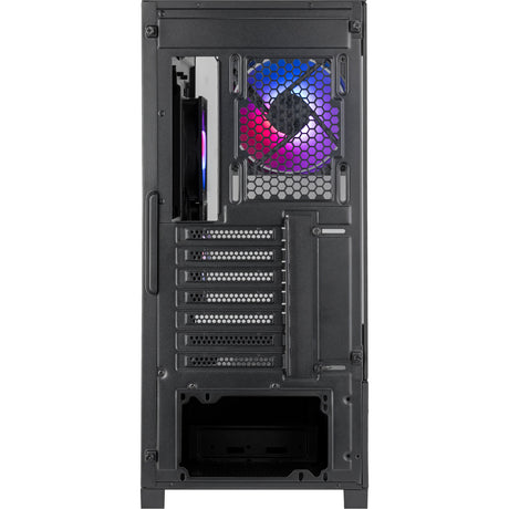 Custodia mini tower Silverstone lucid 05 (nero | 2x USB-A | 1x USB-C | RGB | vetro temperato)