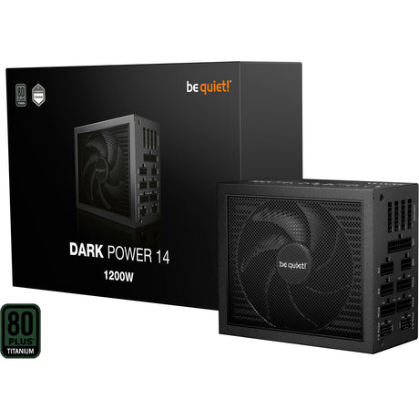 Silenzio! alimentatore modulare dark power 14 da 1200 watt (nero, 2x 12v-2x6, 4x pcie)