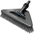 Gardena cleansystem manico spazzola spazzola per lavaggio soft flex (grigio, 18812-20)