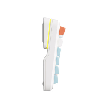 Mchose K99 Horizon Orange Hyacinth Tastiera meccanica RGB con montaggio su guarnizione wireless (Bianco, layout USA (Qwerty), KTT Hyacinth, RGB, Hot Swap, PBT doppio scatto, Wireless | Bluetooth | USB-C)