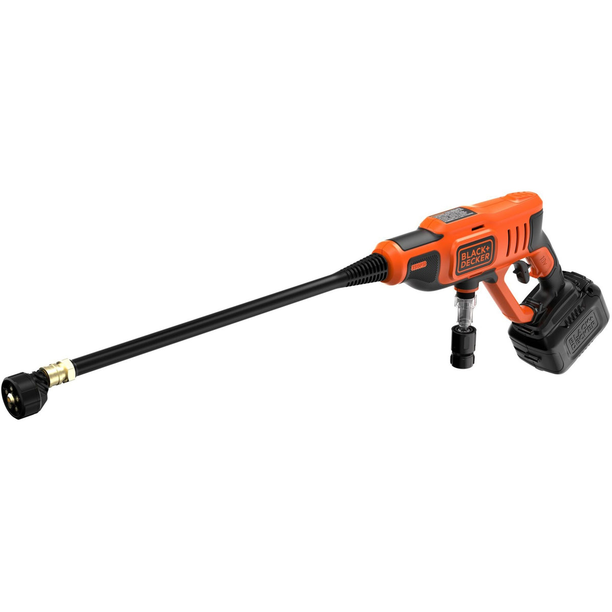 Idropulitrice Black+decker bcpc18d1-qw 18v (arancione nero, batteria 18v 2.0ah e caricabatterie inclusi)