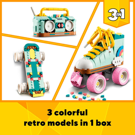 Pattini a rotelle retrò Lego Creator 3 in 1 - 31148