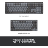 Tastiera meccanica Logitech MX (nera, layout internazionale USA (QWERTY), 100%, Bluetooth)