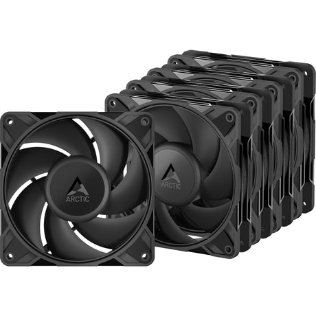 Ventole per case Arctic p12 pro pst (nere, 5 pezzi, 120 x 120 x 25 mm, pwm)