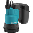 Prodotti Gardena pompa sommersa a batteria 2000 2 trasparenti 18v p4a solo