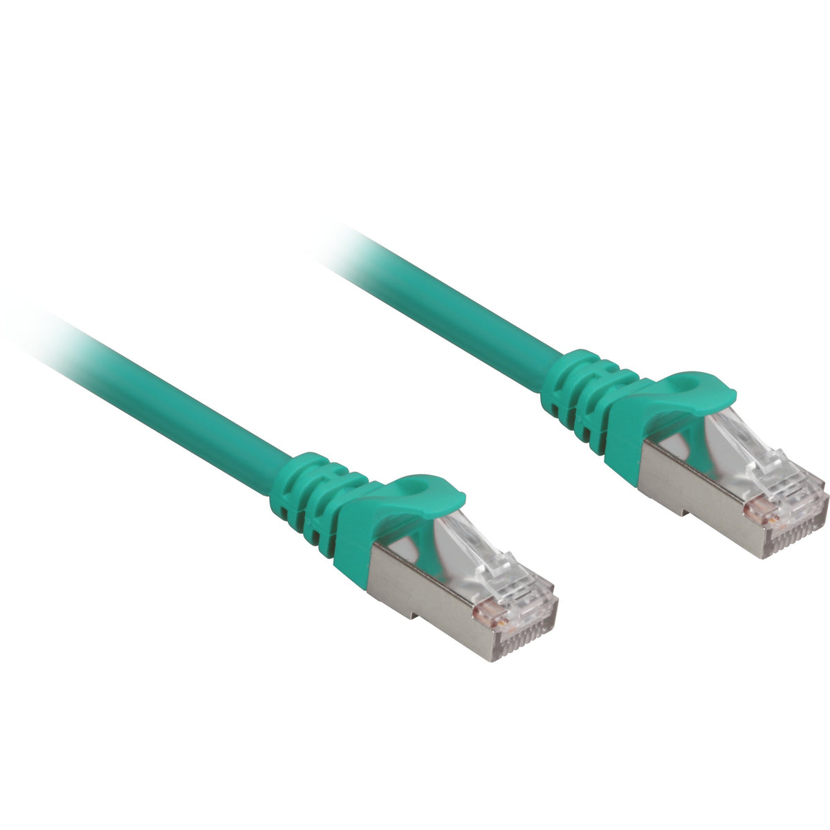 Cavo di rete Sharkoon SFTP, RJ-45 con Cat.6a (verde, 0,25 metri, senza alogeni)