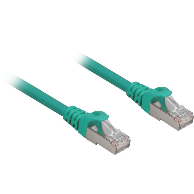 Cavo di rete Sharkoon SFTP, RJ-45 con Cat.6a (verde, 0,25 metri, senza alogeni)