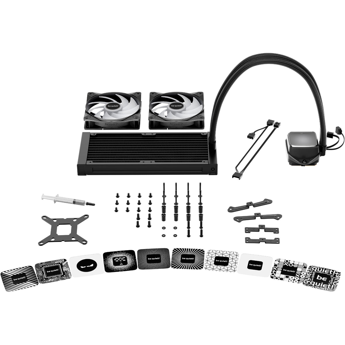 Silenzio! pure loop 3 lx 240 raffreddamento ad acqua (nero, pwm)