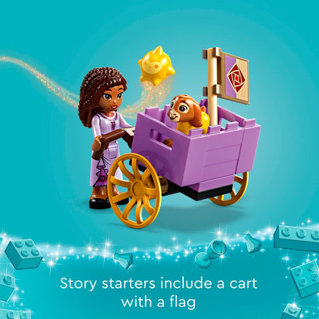 Set dei desideri per bambole Lego Disney Wish Asha in the City Rosas - 43223