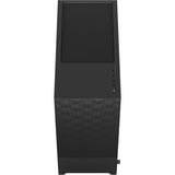 Custodia midi tower pop air dal design frattale (nero | 2x USB-A | vetro temperato)
