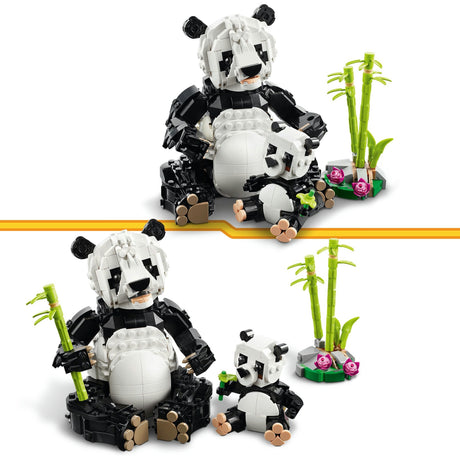 Lego Creator 3in1 Animali Selvatici: Famiglia Panda - 31165