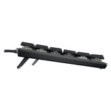 Tastiera meccanica Cherry KC 500 MX LP (nera, layout USA (QWERTY), MX low profile 2.0 avorio, 100%, LED bianchi, copritasti PBT)
