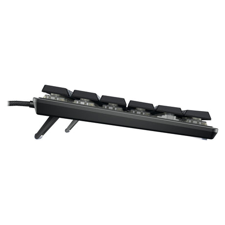 Tastiera meccanica Cherry KC 500 MX LP (nera, layout USA (QWERTY), MX low profile 2.0 avorio, 100%, LED bianchi, copritasti PBT)