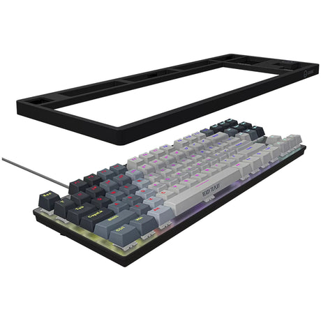 Tastiera da gioco meccanica Lorgar azar 514tkl rgb (bianca, layout us (qwerty), logar dream, 80% (tkl), rgb)