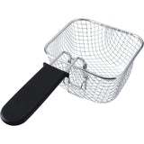 Steba df95f - mini friggitrice per fonduta (acciaio inossidabile nero, 1,25 litri)