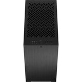 Il design frattale definisce 7 mini alloggiamenti midi tower solidi neri (nero | 4x USB-A | 1x USB-C)