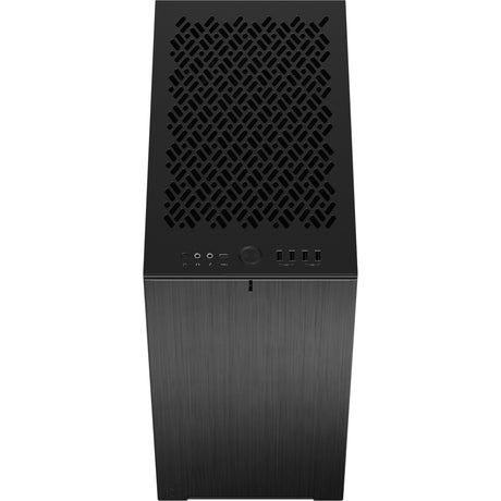 Il design frattale definisce 7 mini alloggiamenti midi tower solidi neri (nero | 4x USB-A | 1x USB-C)