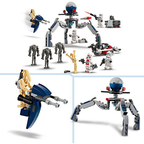 Pacchetto battaglia Lego Star Wars Clone Trooper™ Battle Droid™ - 75372