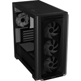 Custodia Asus a23 plus mini tower (nero | 2x USB-A | 1x USB-C | RGB | vetro temperato)