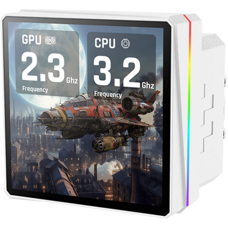 Thermaltake TH360 V3 Ultra ARGB Sync AIO Dispositivo di raffreddamento a liquido - Snow Edition Raffreddamento ad acqua (Bianco)