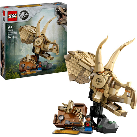 Lego Jurassic World Fossili di dinosauro: Teschio di triceratopo - 76969