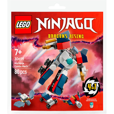 Lego Ninjago - Mini Ninja Combo Mech giocattolo da costruzione (30699)